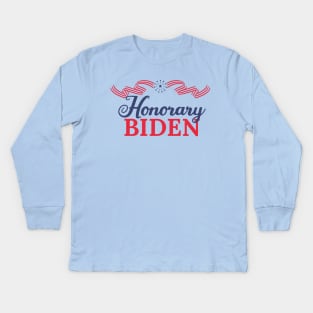 Honorary Biden Kids Long Sleeve T-Shirt